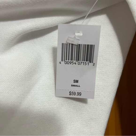 Disney World White Peace Sign Sweatshirt Size Small NWT - Picture 7 of 10